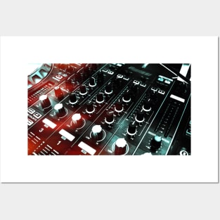 sound board mixer Posters and Art